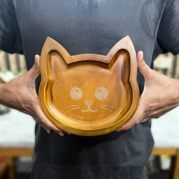 Meow the cat Dining plate - Image 8