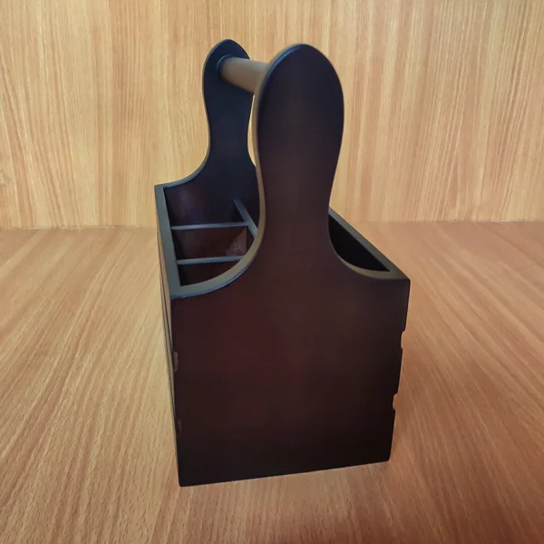 Wooden Dining Basket for sauces & cutlery - Image 7