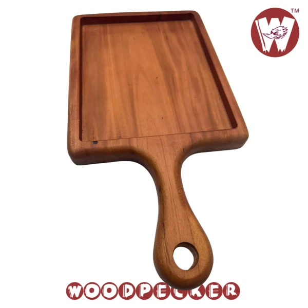 Solid Mahogany Wood Serving tray for with handle - Image 2