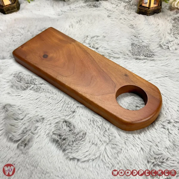 Solid Mahogany Wood Semi oval Chopping Board or serving tray – 3 Sizes - Image 9