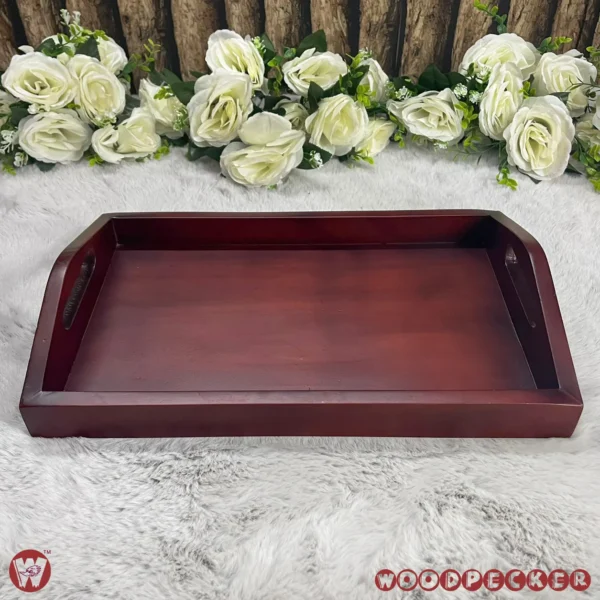 Solid Mahogany Wood guest  serving tray - Image 2