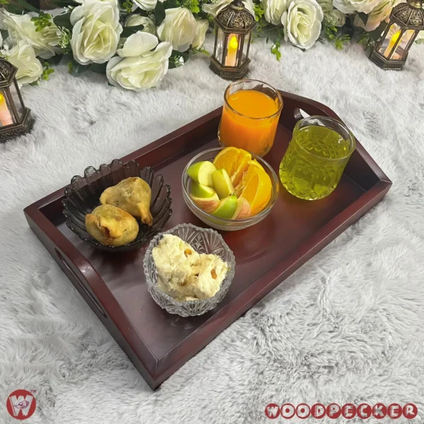 Solid Mahogany Wood guest  serving tray - Image 10