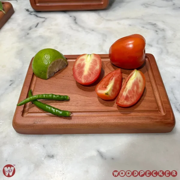 Solid Mahogany Wood Rectangular Chopping Board or serving tray – 3 Sizes - Image 10