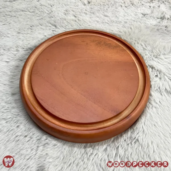 Solid Mahogany Wood Round Chopping Board or serving tray – 3 Sizes - Image 20