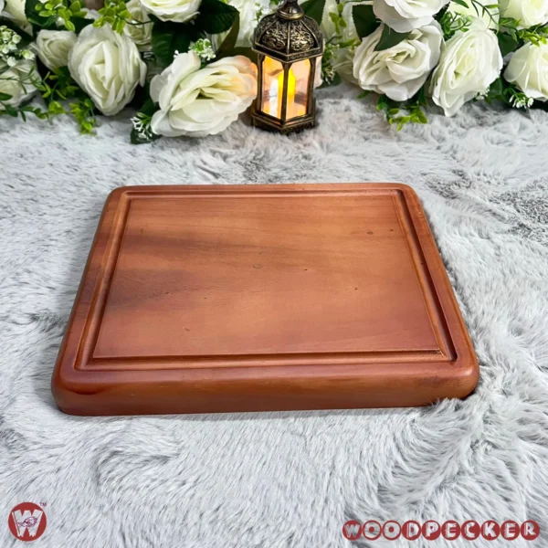 Solid Mahogany Wood Rectangular Chopping Board or serving tray – 3 Sizes - Image 13